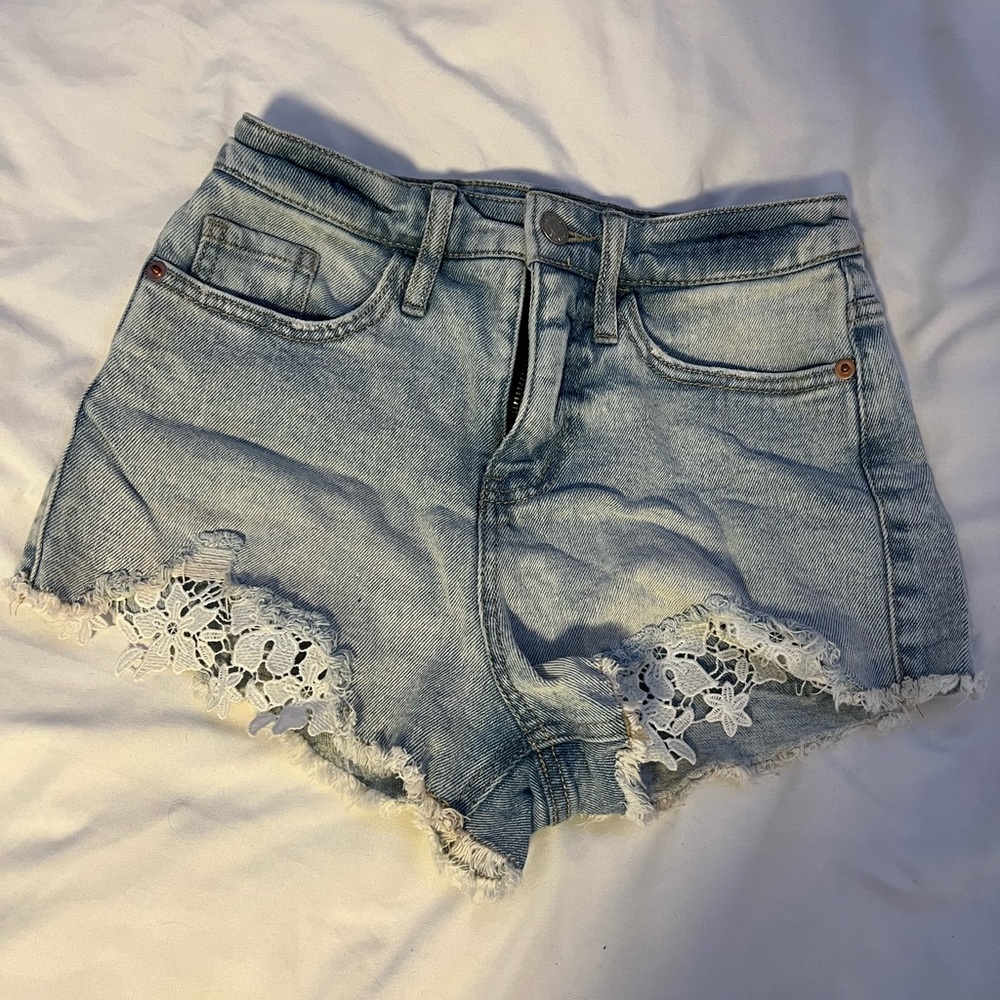 Blue shorts